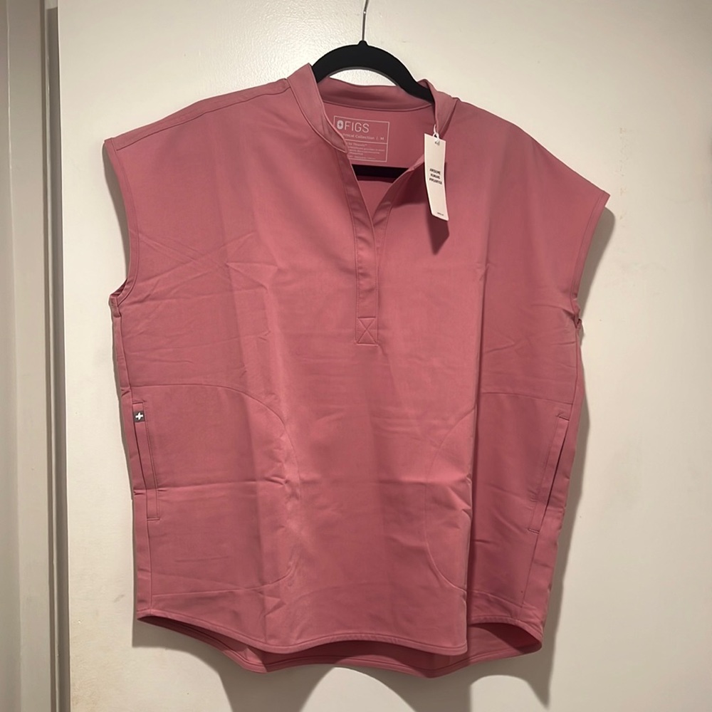 FIGS pink scrub set